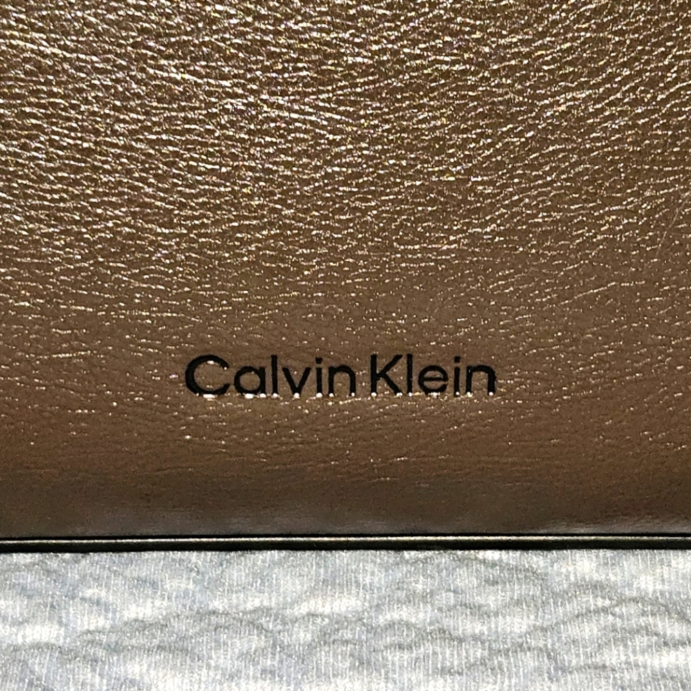 Calvin Klein Brown Leather Crossbody Bag